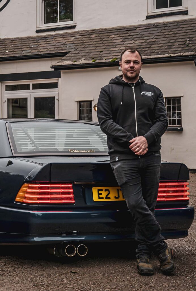 Peak SL? Jake’s bagged R129 Mercedes • Caffeine&Machine